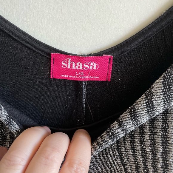 BNWT Sparkly Black and Silver Mini Dress - Picture 4 of 5